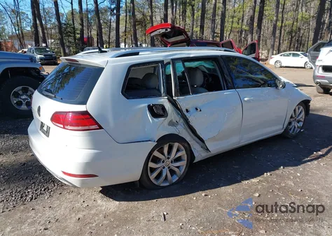 2018 Volkswagen Golf Sportwagen Tsi Sel из США, поврежденный, VIN 3VWL17AU9JM762159